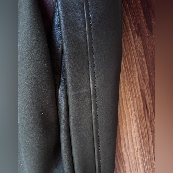 Coach Olive Green Wool and Leather Varsity Jacket (Size M) - Picture 14 of 15